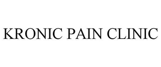 KRONIC PAIN CLINIC