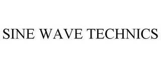 SINE WAVE TECHNICS