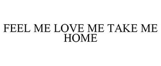 FEEL ME LOVE ME TAKE ME HOME