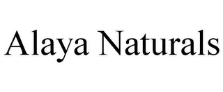 ALAYA NATURALS