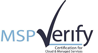 MSP VERIFY CERTIFICATION FOR CLOUD & MANAGED SERVICES