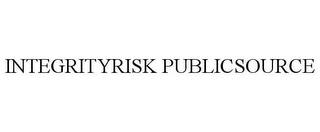 INTEGRITYRISK PUBLICSOURCE