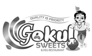 QUALITY IS PRIORITY GOKUL SWEETS & VEG RESTAURANT