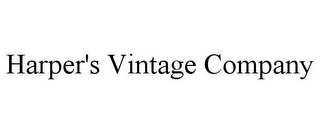 HARPER'S VINTAGE COMPANY