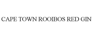 CAPE TOWN ROOIBOS RED GIN