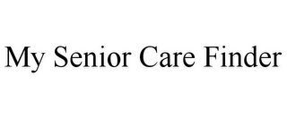 MY SENIOR CARE FINDER