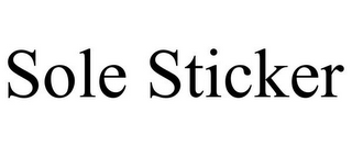 SOLE STICKER