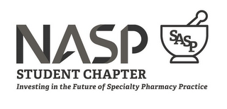 NASP STUDENT CHAPTER INVESTING IN THE FUTURE OF SPECIALTY PHARMACY PRACTICE SASP