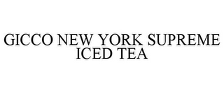 GICCO NEW YORK SUPREME ICED TEA