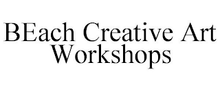 BEACH CREATIVE ART WORKSHOPS