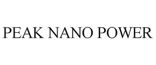 PEAK NANO POWER