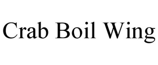 CRAB BOIL WING