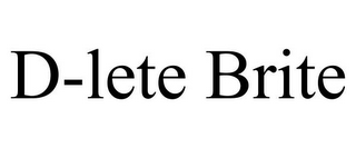 D-LETE BRITE