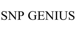 SNP GENIUS