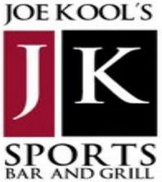 JK JOE KOOL'S SPORTS BAR AND GRILL