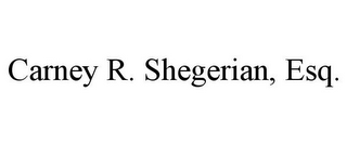 CARNEY R. SHEGERIAN, ESQ.