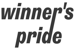 WINNER'S PRIDE