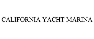 CALIFORNIA YACHT MARINA