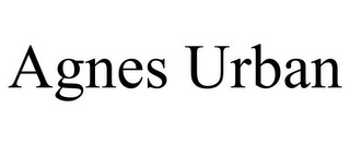 AGNES URBAN