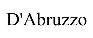 D'ABRUZZO