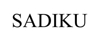 SADIKU