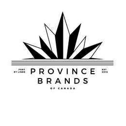 FORT ET LIBRE PROVINCE BRANDS OF CANADAEST 2016