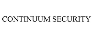 CONTINUUM SECURITY