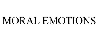 MORAL EMOTIONS