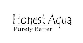 HONEST AQUA PURELY BETTER