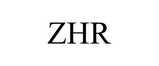 ZHR