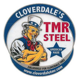 CLOVERDALE'S TMR STEEL AMERICAN MADE EXCLUSIVELY FOR CLOVERDALE TMRS WWW.CLOVERDALETMR.COM