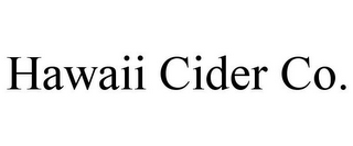 HAWAII CIDER CO.