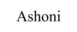 ASHONI