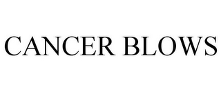 CANCER BLOWS