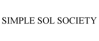 SIMPLE SOL SOCIETY