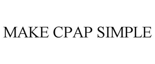 MAKE CPAP SIMPLE