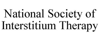 NATIONAL SOCIETY OF INTERSTITIUM THERAPY