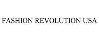 FASHION REVOLUTION USA