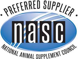 NASC · PREFERRED SUPPLIER · NATIONAL ANIMAL SUPPLEMENT COUNCIL