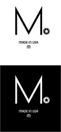 M MADE IN USA M