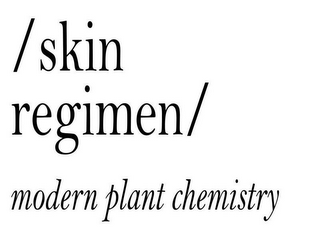 /SKIN REGIMEN/ MODERN PLANT CHEMISTRY