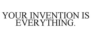 YOUR INVENTION IS EVERYTHING.