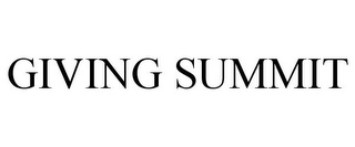 GIVING SUMMIT