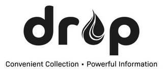 DROP CONVENIENT COLLECTION POWERFUL INFORMATION