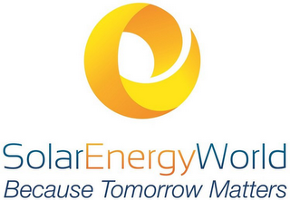 SOLARENERGYWORLD BECAUSE TOMORROW MATTERS