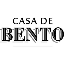 CASA DE BENTO