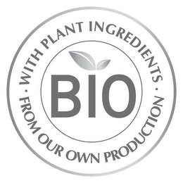 BIO· WITH PLANT INGREDIENTS ·FROM OUR OWN PRODUCTION