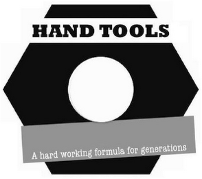 HAND TOOLS A HARD WORKING FORMULA FOR GENERATIONS