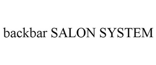 BACKBAR SALON SYSTEM