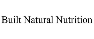 BUILT NATURAL NUTRITION